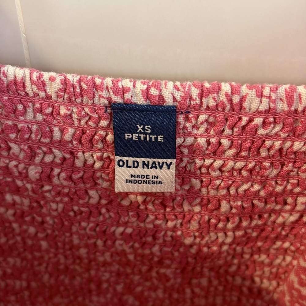 Old Navy Floral Linen Blend Dress - Picture 5 of 6